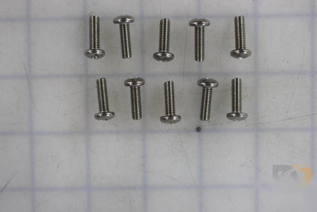10 Pk / Screw 10 32 X 5/8 Ph Pan SS 82884-10KS