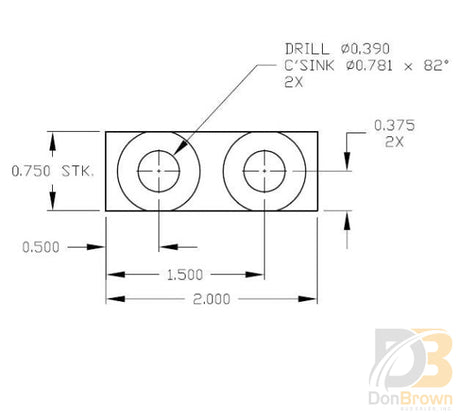 Block-Carriage Stop Kit Shipout 75781Nks Wheelchair Parts