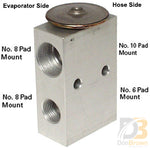 Block Type Expansion Valve 1817001 540035 Air Conditioning