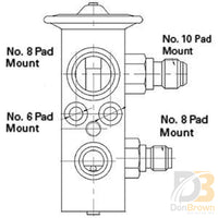 Block Type Expansion Valve 1817016 1001465658 Air Conditioning