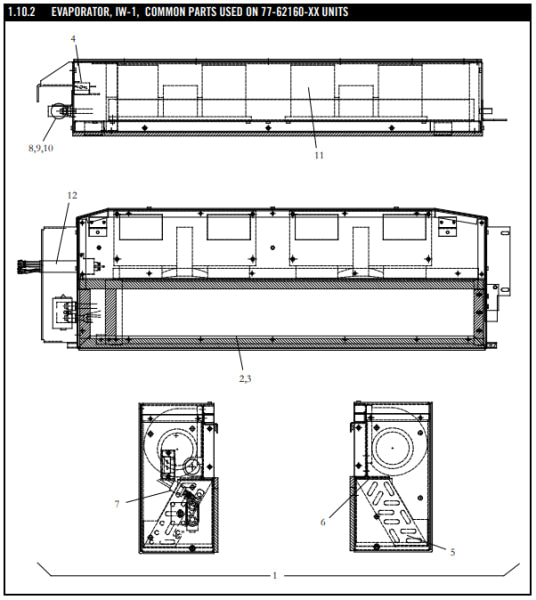 Blower Assembly12Vdc Ac401-202 Air Conditioning