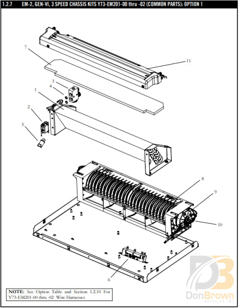 Blower Assy Em-2 12Vdc 54-00646-01 Air Conditioning