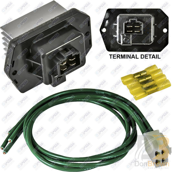 Blower Resistor Module With Pigtail Mt1847-K Air Conditioning