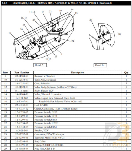 Body Valve 40-01124-00 Air Conditioning