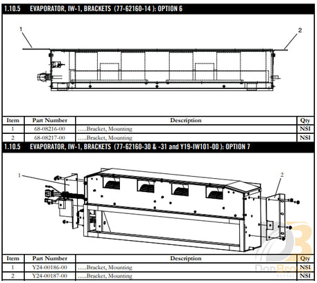 Bracket Mtg Y24-00187-00 Air Conditioning