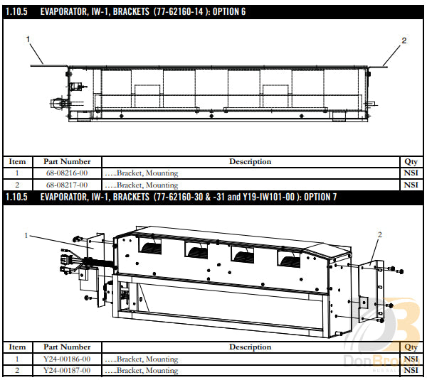 Bracket Mtg Y24-00187-00 Air Conditioning