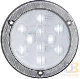 Bul11Cbx Clear Back-Up Light With Built-In Reflex Flange Mount Bus Parts