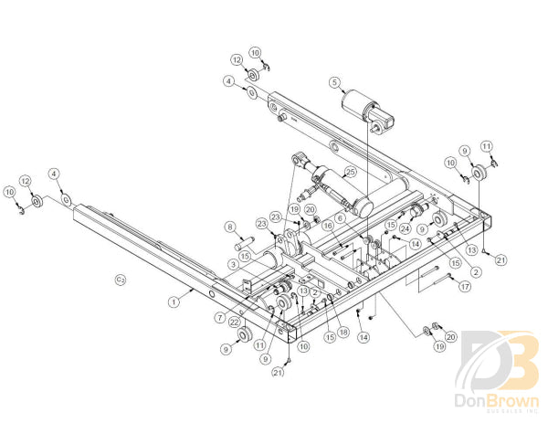 Carriage Assembly Nuvl600 Kit Shipout 73200Na-03Ks Wheelchair Parts