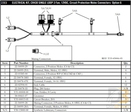 Circuit Breaker Manual Reset 20 Amp (Yellow) Y35-00013-05 Air Conditioning