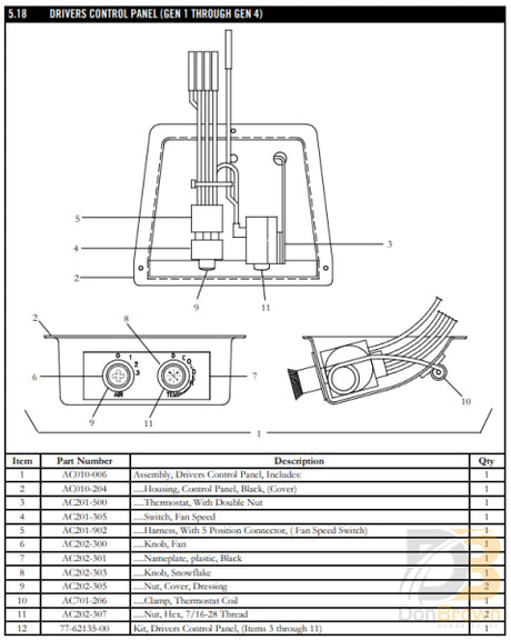 Clamp Thermostat Coil Ac701-206 Air Conditioning