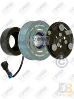 Clutch 119Mm Pv8 Spline Shaft 2 Wire 12V Sd7H15 22-04776 Air Conditioning