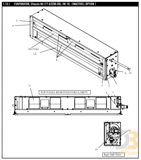 Coil Asy Evaporator Iw-10 08-62076-00 Air Conditioning