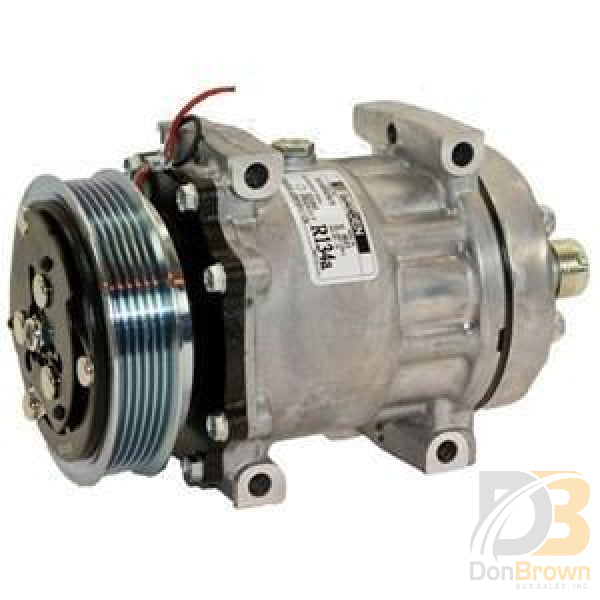 Compressor, 10 CID, QP7H15, Direct, PV6, 119MM, 12V, H/TUB-O