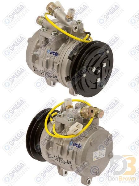 Compressor 10P08E 4.6In 1G 1.64Md Ne 3 Ear 2B-1T 20-10769-Am Air Conditioning