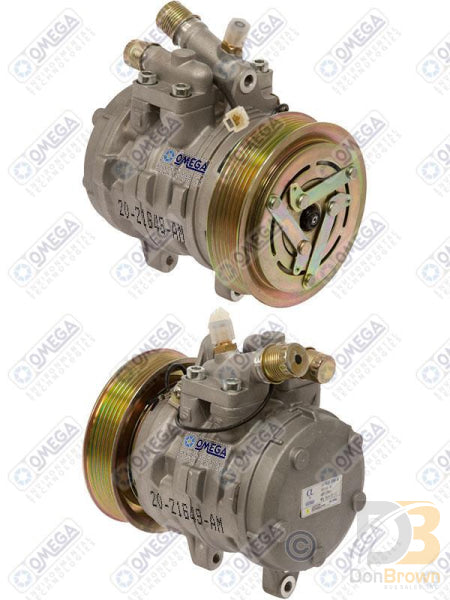 Compressor 10P08E Pv6 119Mm 12V 20-21649-Am Air Conditioning