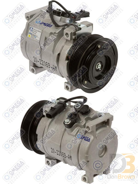 Compressor 10S17C Pv6 119Mm 20-22069-Am Air Conditioning