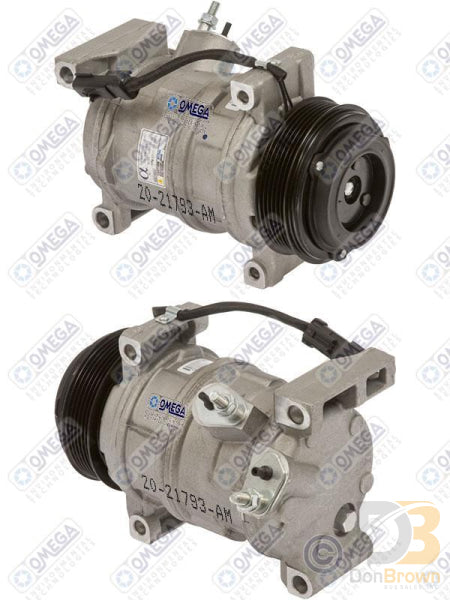 Compressor 10Sr17C Pv6 12V 108Mm 20-21793-Am Air Conditioning