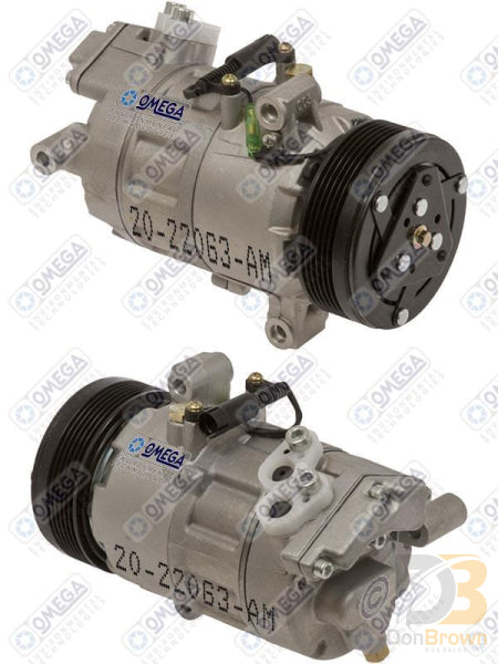 Compressor Calsonic Csv613 Pv6 110Mm 12V 20-22063-Am Air Conditioning