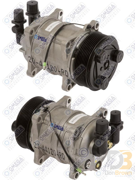 Compressor Rd130 Ear V Org 8Gr 120 3E 12V B 1W Refr Duty 20-44120-Rd Air Conditioning