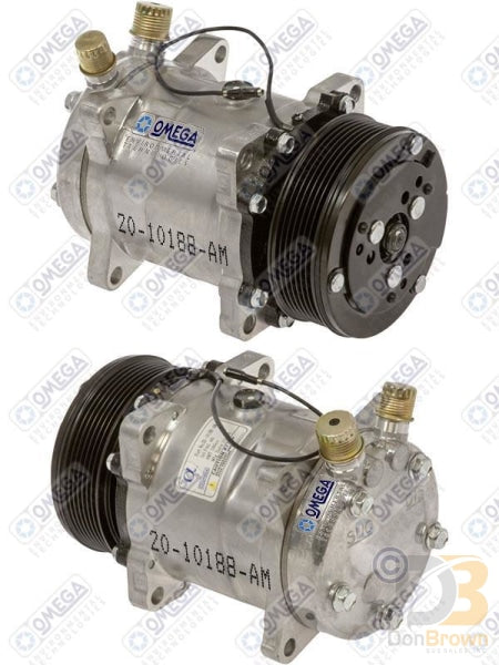 Compressor Sd5H14 6629 Vor 119Mm Pv7 12V 20-10188-Am Air Conditioning