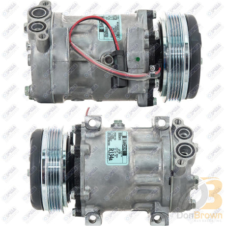 Compressor Sd7H15 4104 Direct Pv4 152Mm 12V Vpad Wp Head 20-04104 Air Conditioning