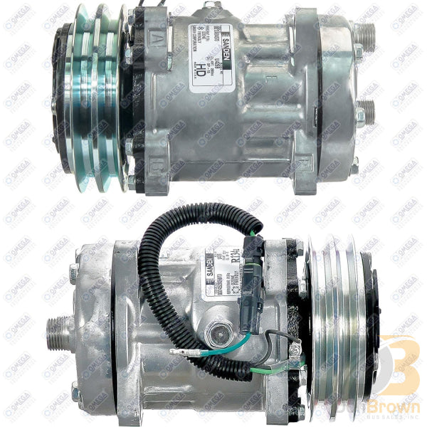 Compressor Sd7H15 4269 Hor 132Mm 2A 24V Ear 20-04269-Am Air Conditioning