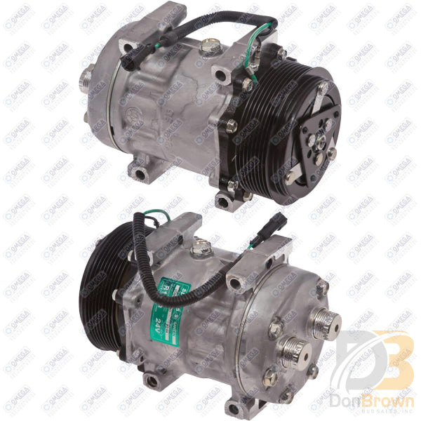 Compressor Sd7H15 8144 Pv8 119Mm 24V Direct H 1 X 14 20-08144 Air Conditioning