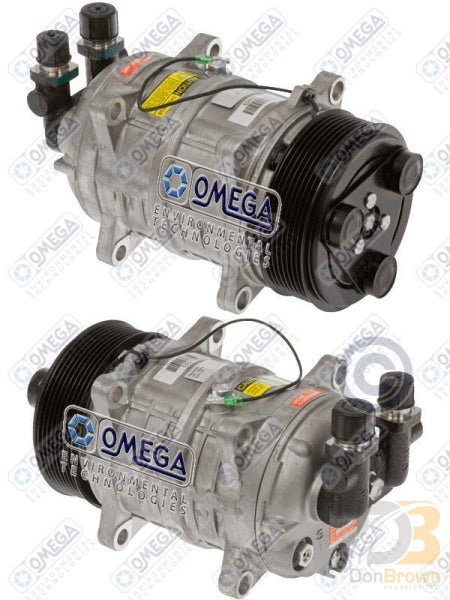 Compressor Tm-16Xs Ear V Org 8Gr 120 3E 12V B 1W W/o Oil 20-46120-Xd Air Conditioning