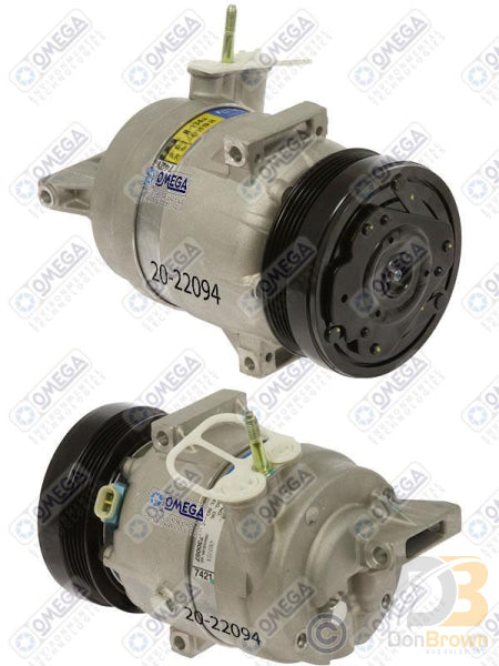 Compressor V5 Pv5 12V 20-22094 Air Conditioning