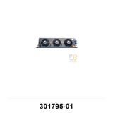 Condenser, SMC3L, (3) 10" Fans, Micro Channel, 12Vdc, Black Screen, Std Install 301795-01 - Don Brown Bus Parts