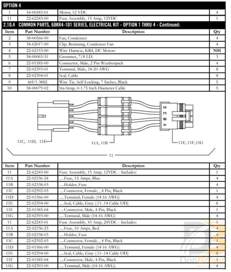 Connector Male 22-01585-04 Air Conditioning