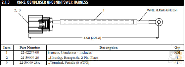 Connector Recept 2 Cir 8 22-50099-28 Air Conditioning