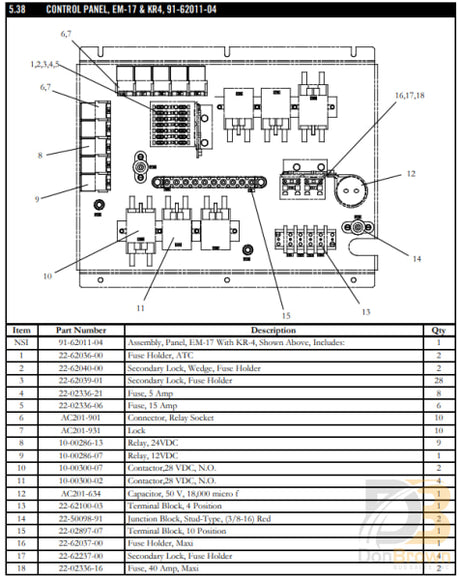 Contactor 28Vdc Coil Spdt 10-00300-07 Air Conditioning