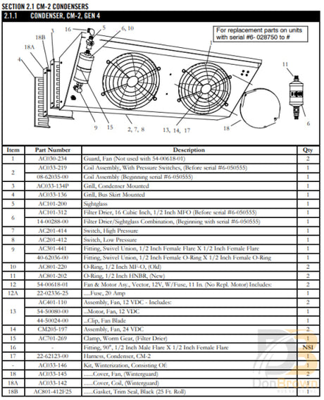 Cover Coil Ac033-142P Air Conditioning