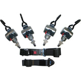 QRT MAX Kit for L Track with manual lap and shoulder belt Q-8300-A-L
