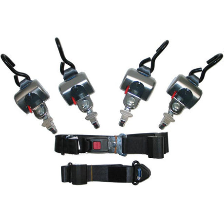 QRT MAX Kit for L Track with manual lap and shoulder belt Q-8300-A-L