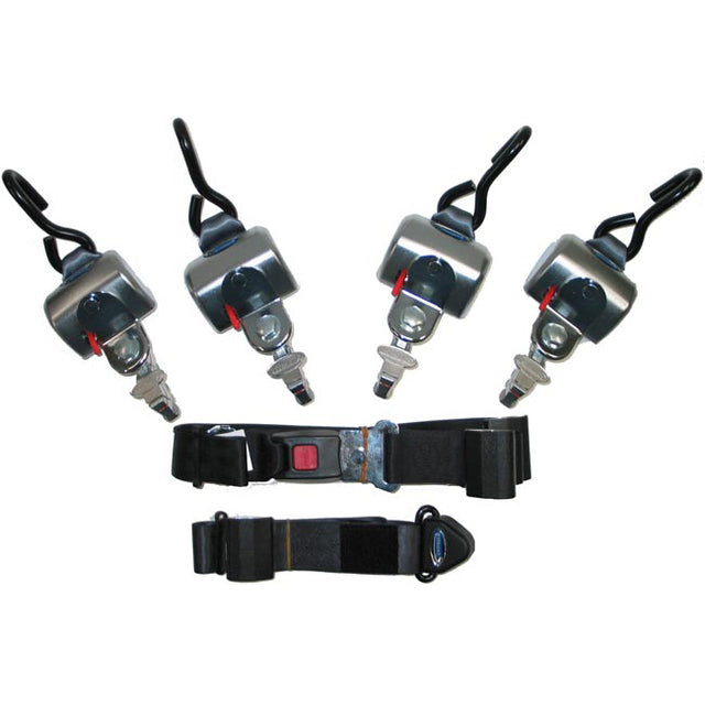 QRT MAX Kit for L Track with manual lap and shoulder belt Q-8300-A-L
