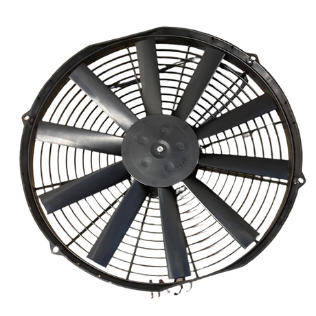 FAN ASSEMBLY 14in 12V MP PULLER STRT BLADE 25-14854-S