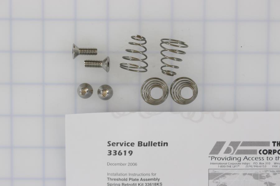 KIT THRESHOLD SPRING SERIES 01 A1 02 SHIPOUT   33618KS