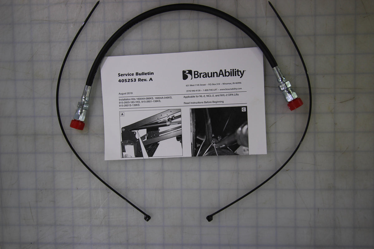 Assembly Hose 14 Inch 1/8 Diameter Kit Shipout 403367A014KS