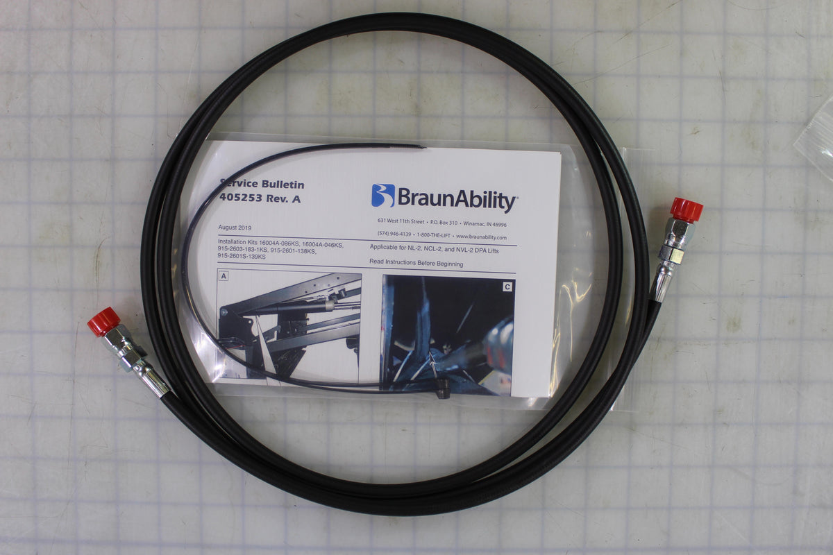 Assembly Hose 82"-1/8" DIA. Sw./sw. Kit Shipout 16004A-082KS 403367A082KS