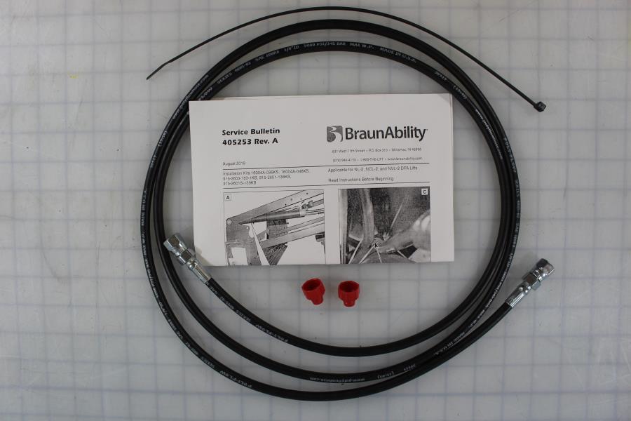 403367A086KS Hose ASSY 1/8 High Pressure Lifting Cyl Kit Shipping