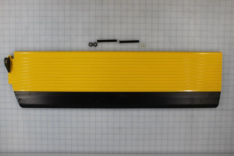 ASSEMBLY ROLL STOP WITH RUBBER END 34 INCH ALUMINUM YELLOW KIT SHIPOUT   915R4312A-34YKS