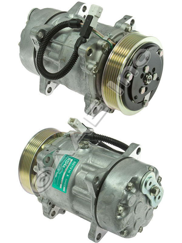 COMPRESSOR SD7V16 1106 PV6 119mm EAR MT H-PAD 20-01106
