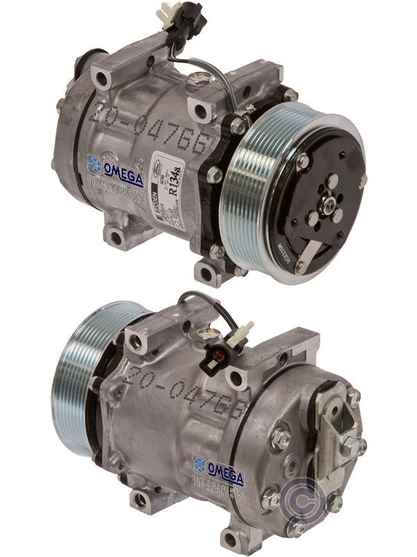 COMPRESSOR SD7H15 4766 119mm PV8 12V DIR MT H-PAD 20-04766