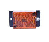 MC35AEB Yellow ear mount marker/clearance light with reflex, rectangular