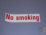 Decal No Smoking 50009003 Bus Parts