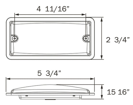 Ill31Cb 10-Led Recess Mount Dome Light Standard Diodes Bus Parts