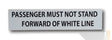 Do Not Stand Forward Of White Line Decal IH-DNSFW - Don Brown Bus Parts