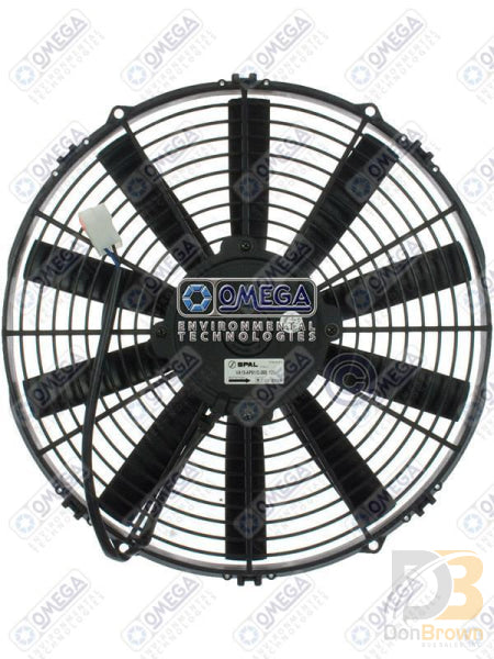 Fan Assembly 13In 12V Hd Pusher Straight Blades Mtr 25-14866-S Air Conditioning